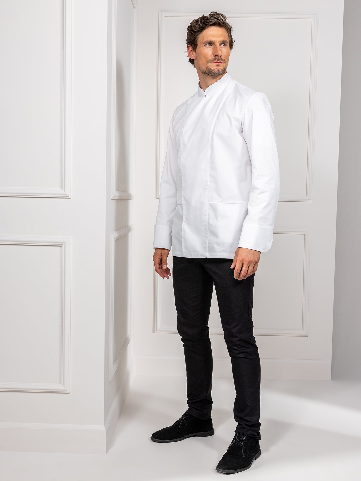 Chef Jacket Dave White by Le Nouveau Chef -  ChefsCotton