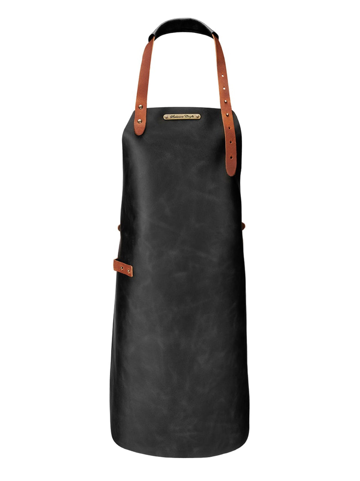Leather Apron Basic Black by STW -  ChefsCotton